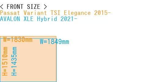 #Passat Variant TSI Elegance 2015- + AVALON XLE Hybrid 2021-